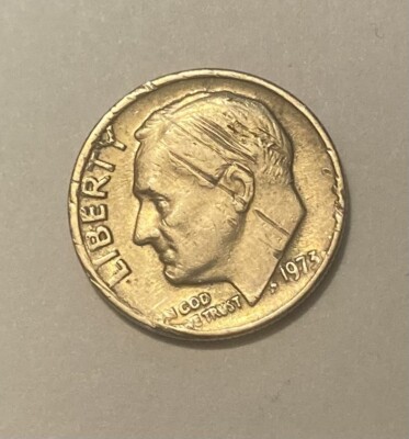1973 P Roosevelt Dime Obverse Die Errors- Multiple (See Pics)