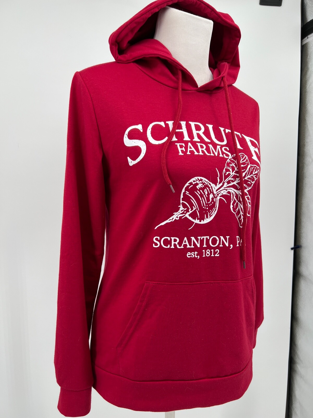 Felpa Con Cappuccio 'CPR Certified' The Office US, Dwight Schrute Farms, Taglia Unisex