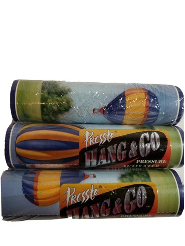 Pressto Hang and Go Up Up & AwayPressure Activated Wallcovering 5 Yds/roll 7in - Picture 3 of 4