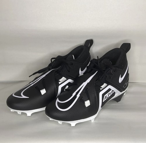 Nike Alpha Menace Pro 3 Mid Black Football Cleats Mens Sz 10.5 NWOB CT6649-001 - Picture 3 of 6