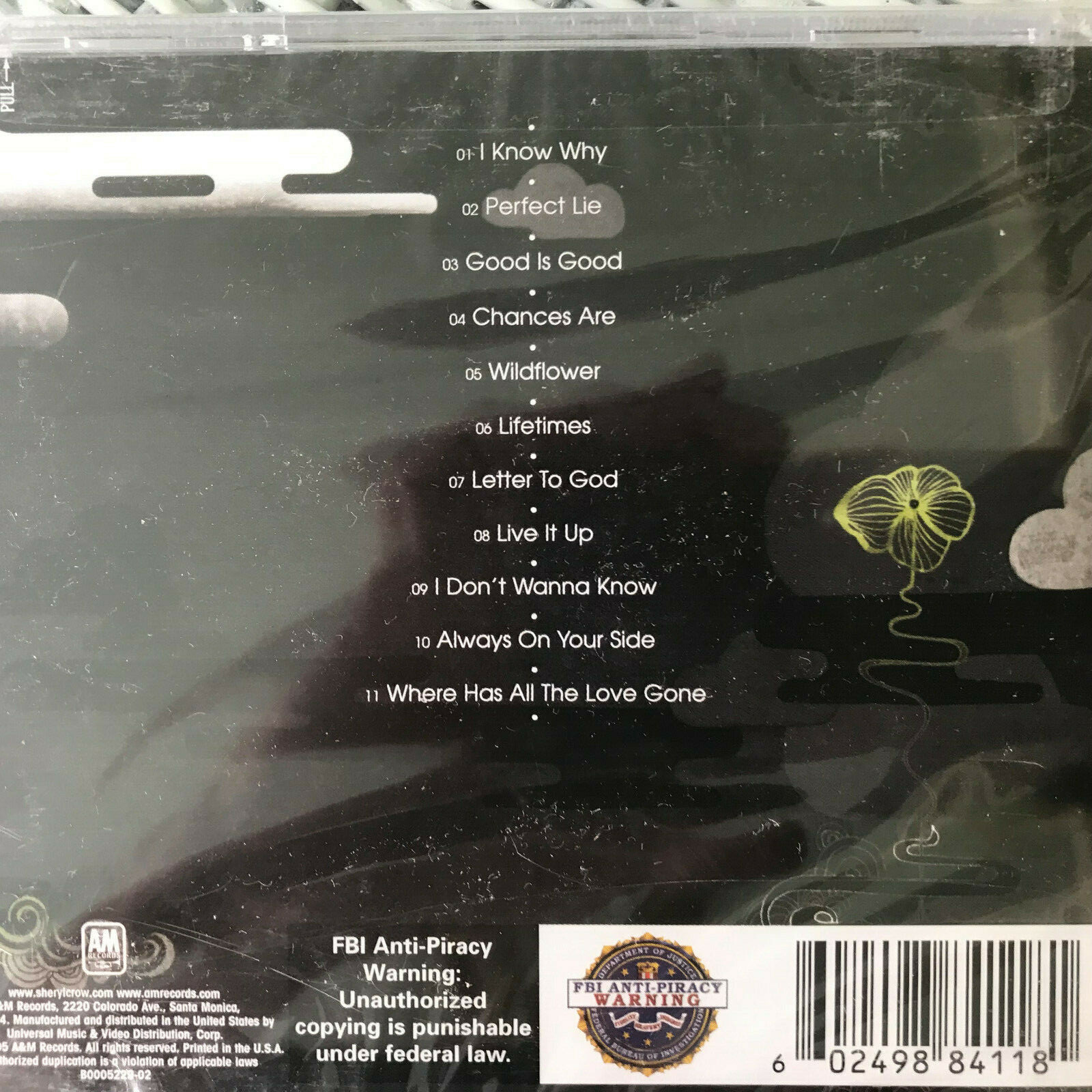 Wildflower by Sheryl Crow (CD, Sep2005, A&M (USA)) for sale online eBay