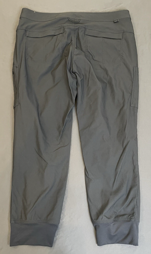 Prana Jogger Pants Womens 16 Reg Gray Cargo Outdoor Hiking Drawstring Comfy - Imagen 5 de 12
