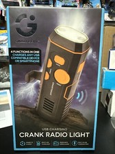 Smartgear USB Charging Crank Radio Light - Flashlight/FM Radio/Siren Alarm - NIB