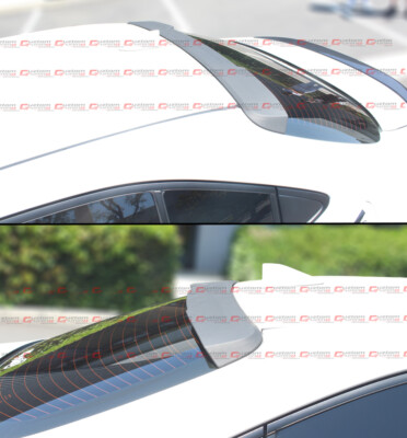 Glossy Black Rear Window Rooftop Spoiler Wing For 2020-2024 Toyota Corolla Sedan - ABS Material, Easy Tape Installation