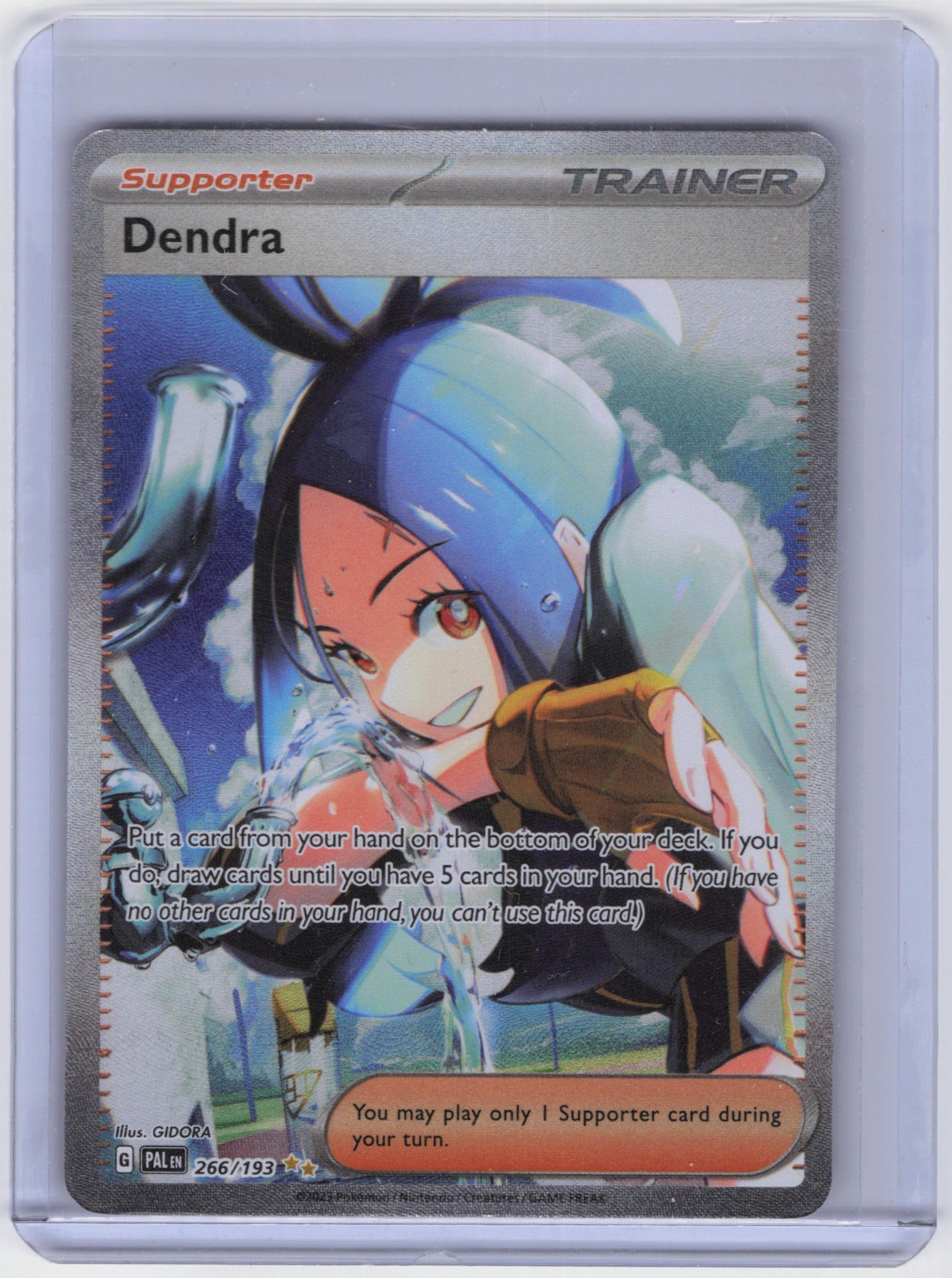 Dendra Special Illustration Rare SV02: Paldea Evolved 266/193 NM