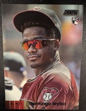 2020 Topps Stadium Club Domingo Leyba (RC) Black #208 Diamondbacks
