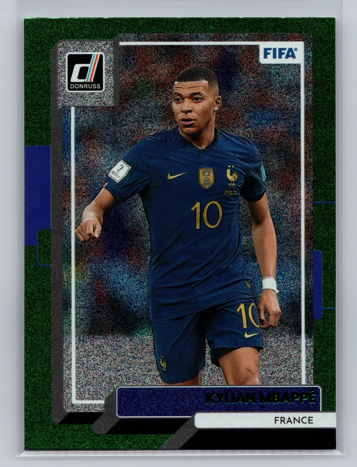 2022-23 Donruss Kylian Mbappe France Green Sparkle #51 5505