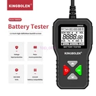 Car Battery Tester 6v~24v Truck Battery Test Charging Cranking Analyzer 2000CCA