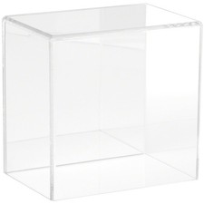 Plymor Brand Acrylic Display Case with No Base Mirrored , 6" W x 4" D x 6" H