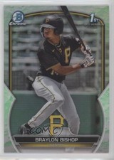 2023 Bowman Chrome Prospects Lunar Glow Refractor Braylon Bishop #BCP-90 19ju
