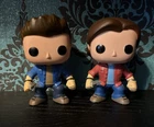 Funko Pop Television Supernatural Lot #93 & #94 Sam & Dean Winchester (No boxes)