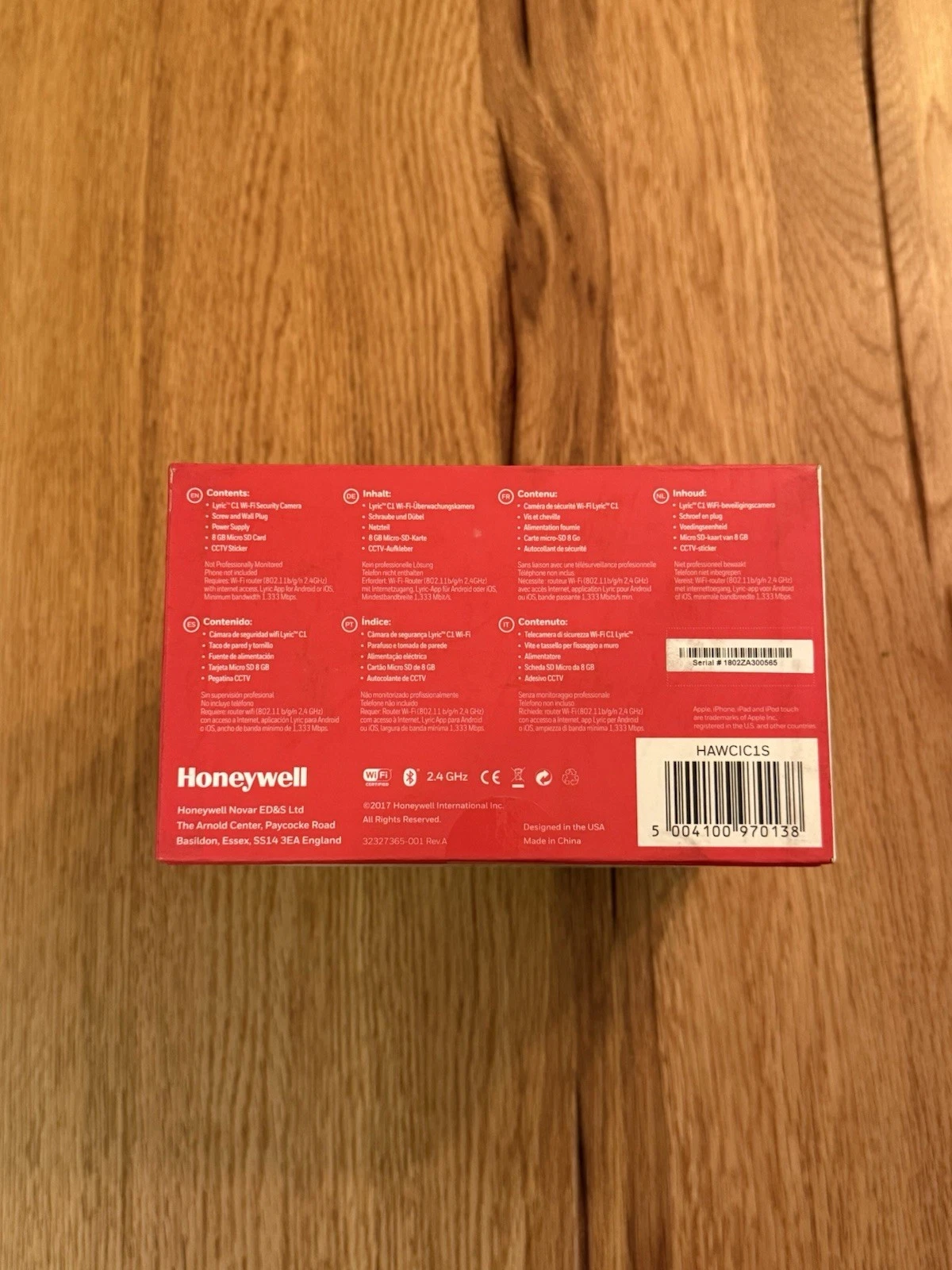 Honeywell Lyric C1 Wi-Fi Security Camera 720p HAWCIC1S - Brand New Sealed 5