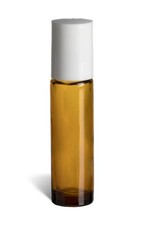 Essential Oil Amber Glass Roller Bottles 10ml Empty LOT of 3 Refillable Unused