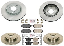 AME Improved Premium Disc Brake Rotors Pads for Honda S2000 2000-2009