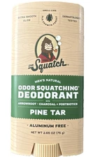 Dr. Squatch Aluminum-Free Natural Deodorant – Odor-Squatching Pine Tar 2.65oz