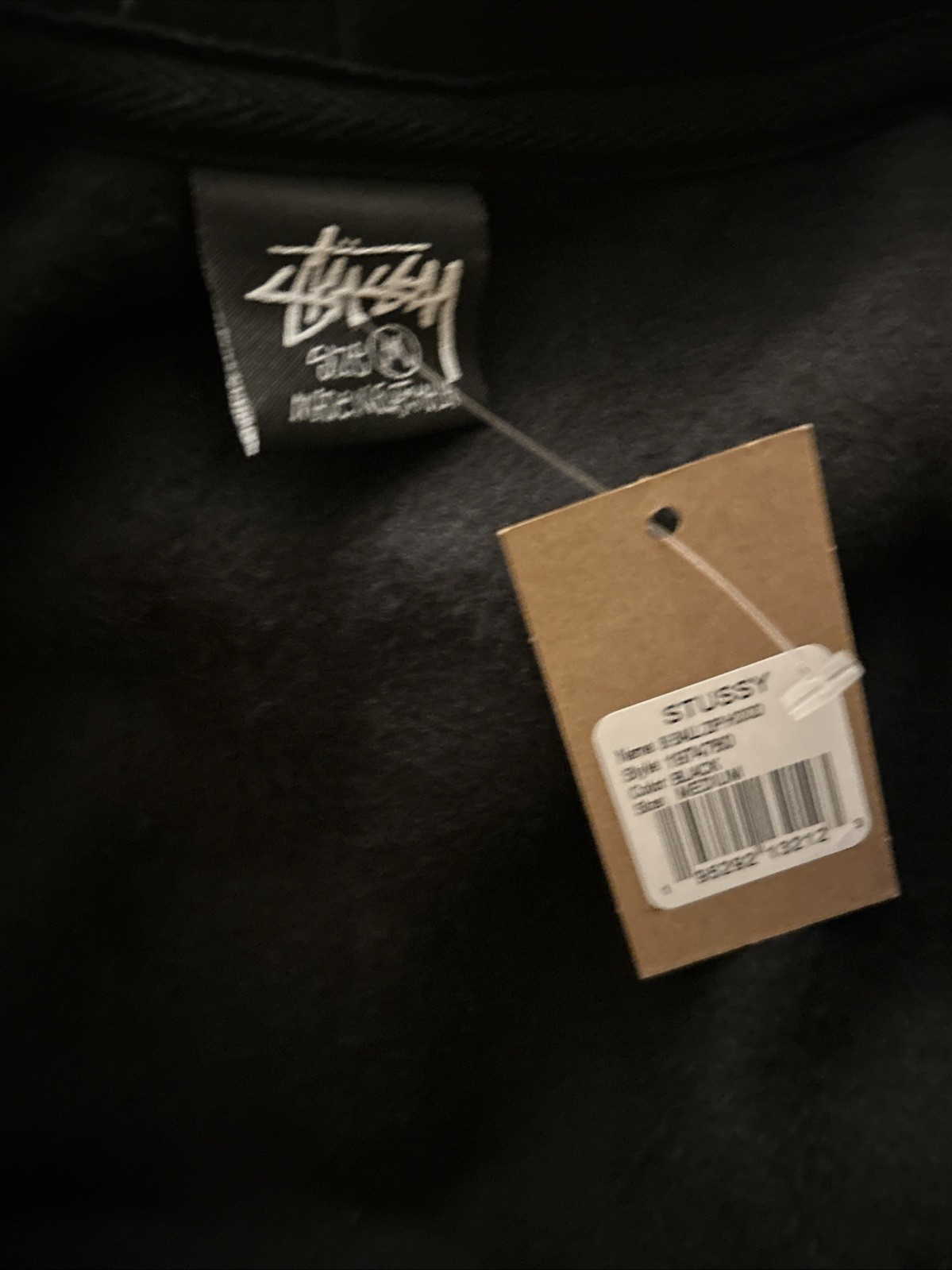 Stussy 8ball Hoddie zip Up Medium thumbnail 3