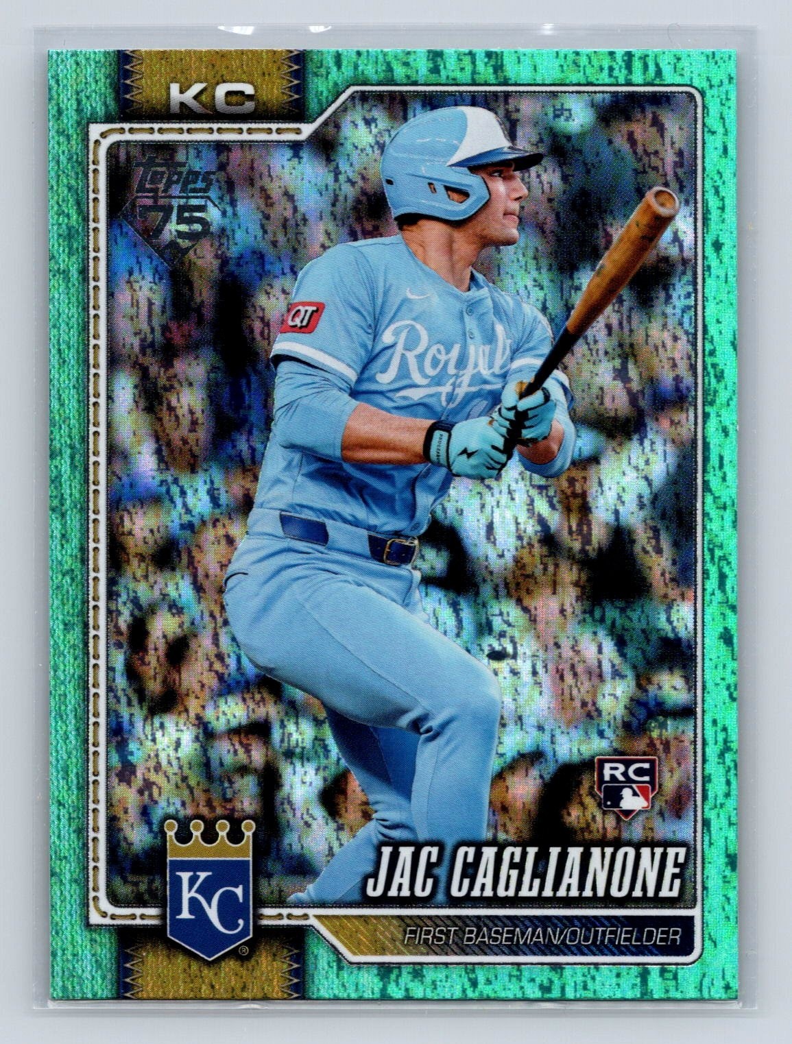 2026 Topps Series 1 Jac Caglianone Aqua Holo Foil Rookie 138