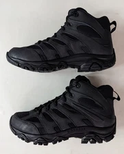 Merrell Moab 3 Tactical  MID  WP J003911 man black shoes size 9.5  Brand New