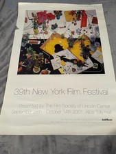 39th New York Film Festival 2001 U.S. One Sheet Poster by Manny Farber