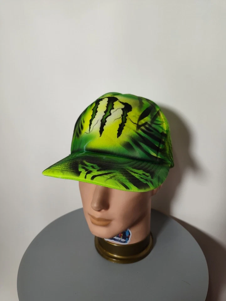 Sombrero Cobra SnapBack Monster Energy Drink Aerógrafo Gorra Rara De Colección Foto 3 de 4