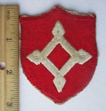 Ancien écusson vintage FLORIDE US ARMY GARDE NATIONALE ÉTAT bord coupé occasion original