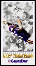 Gary Zimmerman, 1992 Gameday, #136, Minnesota Vikings,