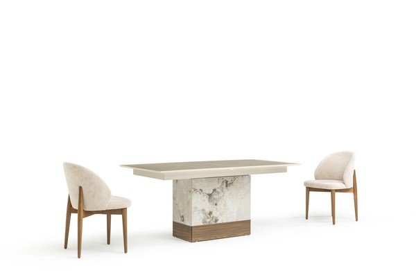 Elegantes Esszimmer-Set – Esstisch Mit 2 StüHlen FüR Ihr Zuhause-image