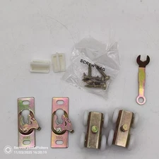 Pocket Door Hardware Kit Universal 4-Wheel Rollers Johnson 100 Series
