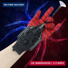 Spider Web Shooters Real,Spider Silk Launcher Wrist Toy for Kids, 8 FT Realistic
