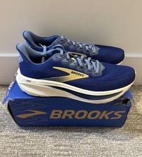 Men's Brooks Ghost 17 Running Shoe - 9D - Beacon Blue/Moonlight/Starfish