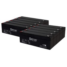 Mighty Max 12V 2.3AH F1 SLA Battery Compatible With Yuasa NP2.1-12 - 10 Pack