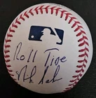 NICK SABAN Signed Official Major League Baseball Alabama ROLL TIDE INSC JSA