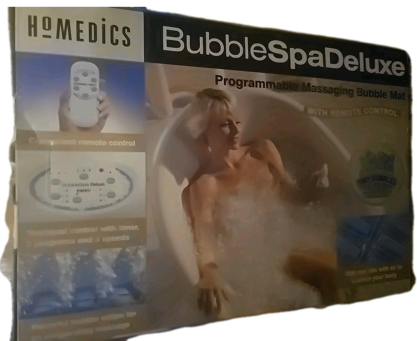Homedics BMAT-2 Electric Bubble Bathtub Spa Deluxe Massaging