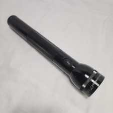 MAG-LITE Classic 12" Black Halogen Flashlight 3 D Cell USA Maglite: Tested -MINT
