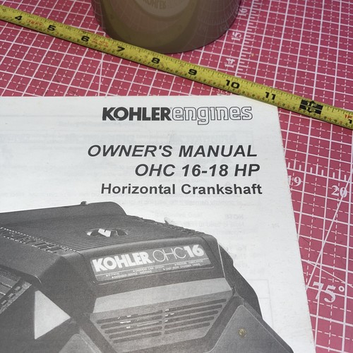 Kohler Engine Owners Manual Twin cylinder OHC 16 18 HP Horizontal Crankshaft 97 - Afbeelding 2 van 6