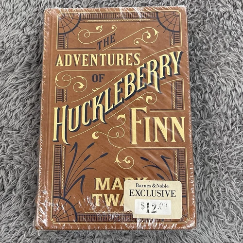 The Adventures Of Huckleberry Finn Mark Twain Leather Barnes Noble Classic - NEW