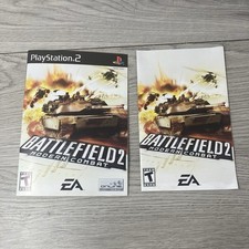 Battlefield 2: Modern Combat (Sony PS2, 2005) Manual & Case Art ONLY - No Game