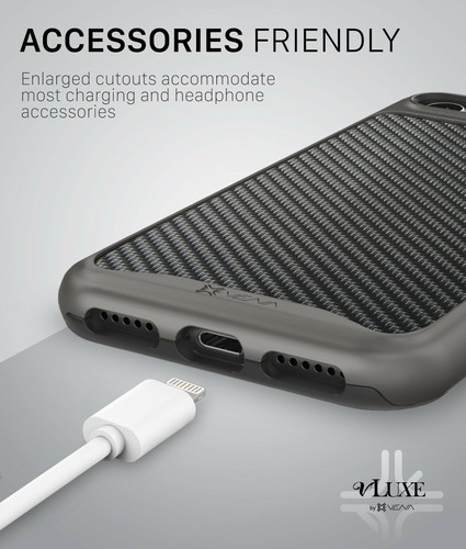 For iPhone SE 3 / SE 2 / 8 / 7 | Vena [vLuxe] Leather Shockproof Slim Case Cover - Foto 19 di 25