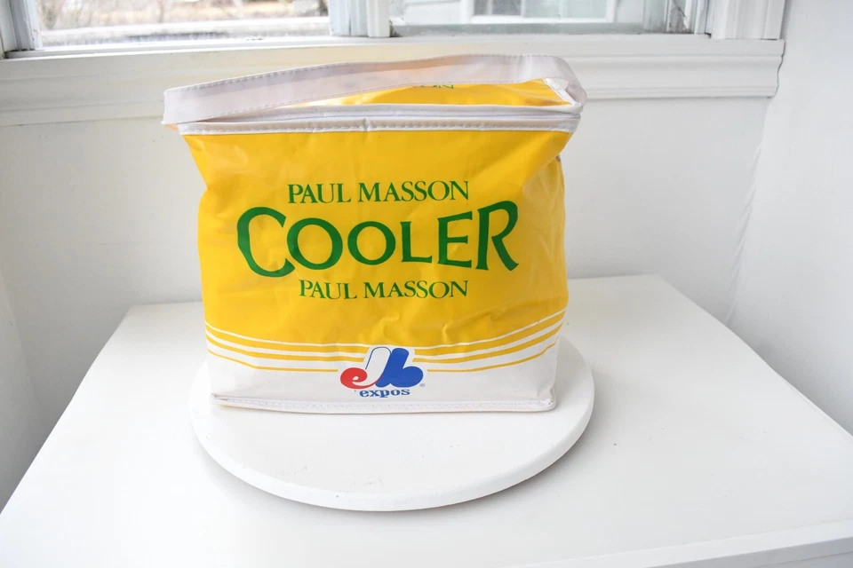 Montreal Expos early 1980's Paul Masson Cooler Promo Promotional Bag MLB - Image 2 of 4
