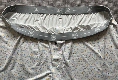 PETER MILLAR MENS PERFORMANCE BOXER SHORTS WHITE SIZE XXL 2XL - Picture 6 of 9