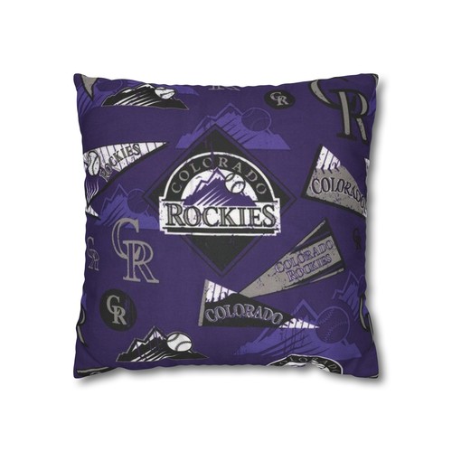 Colorado Rockies gesponnenes Polyester quadratischer Kissenbezug - Bild 6 von 17