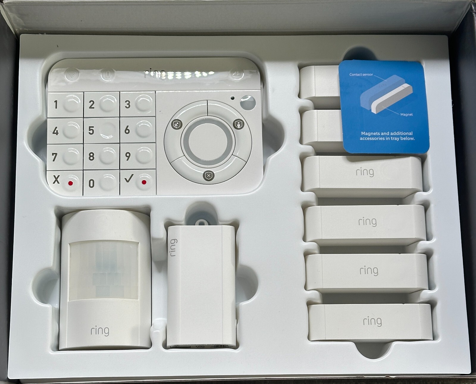 Ring Alarm Wireless Security Kit Home System - 10 Piece New