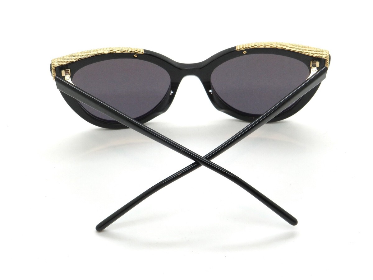 New, BOUCHERON Paris Sunglasses BC0116S 001, Authentic $1090 BOUCHERON BC0116S 001 Black/Gold Authentic 53mm  main image 4