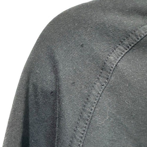 Moschino Jeans Men XL Full Zip Jacket Cotton Stretch Black Mock Neck Long Sleeve - Picture 12 of 12