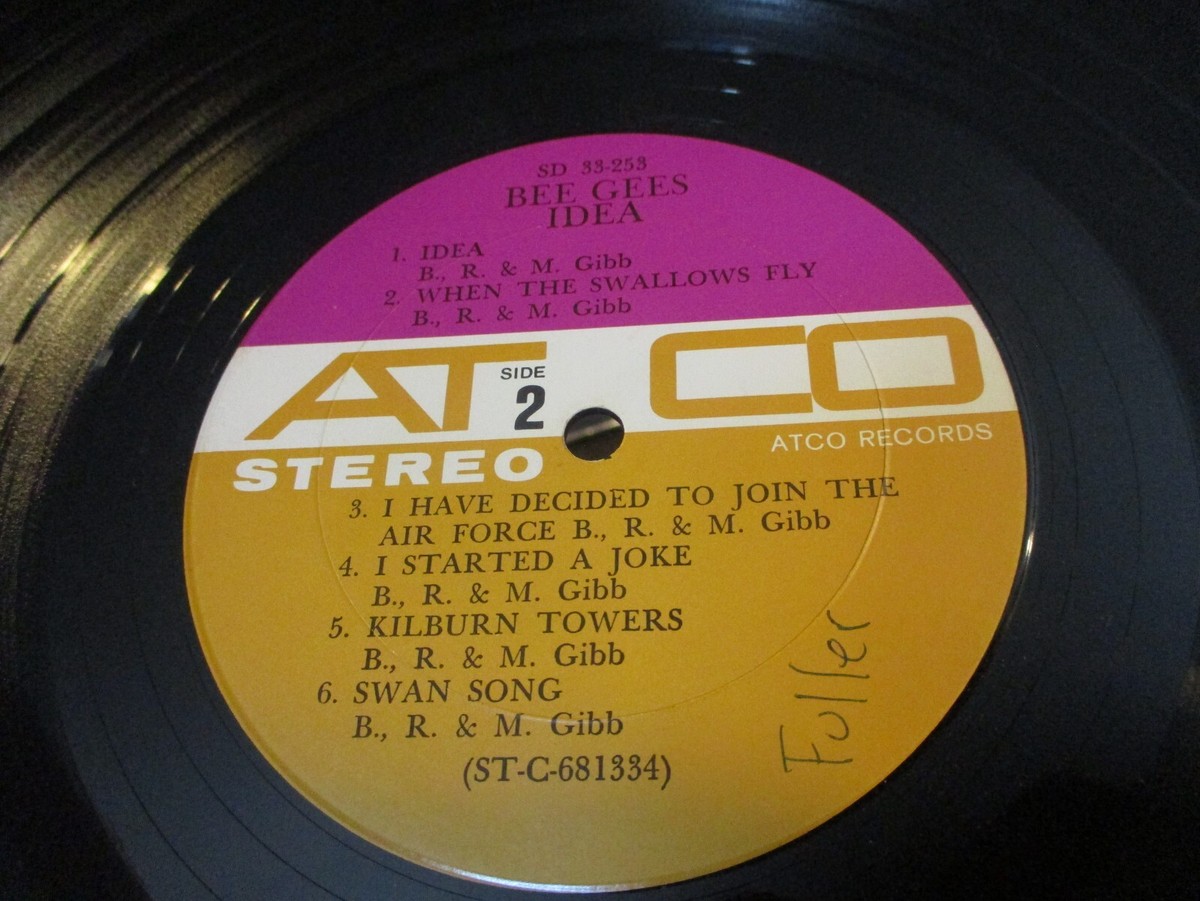 1968 THE BEE GEES Idea US LP ATCO SD33-253 Vocal Pop Rock VG-/VG