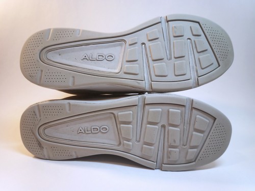 ALDO Holographic Reflective Silver Lace Up Athletic Walking Shoes Sneakers sz 8 - Picture 9 of 10