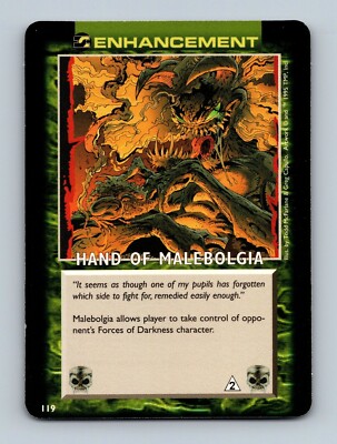 Spawn Power Cardz - Hand of Malebolgia 119 - TMP. Inc. 1995