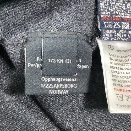 Kingsland Equestrian Charcoal Gray Long Sleeve Pullover Sweater Logo Size Medium - Picture 15 of 19