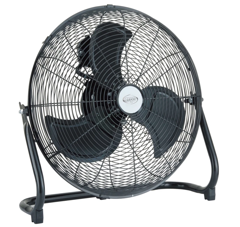 Ventilatore da Tavolo Grande ARGO Nero con Pale 50 cm SUPER POTENTE 3 Velocità