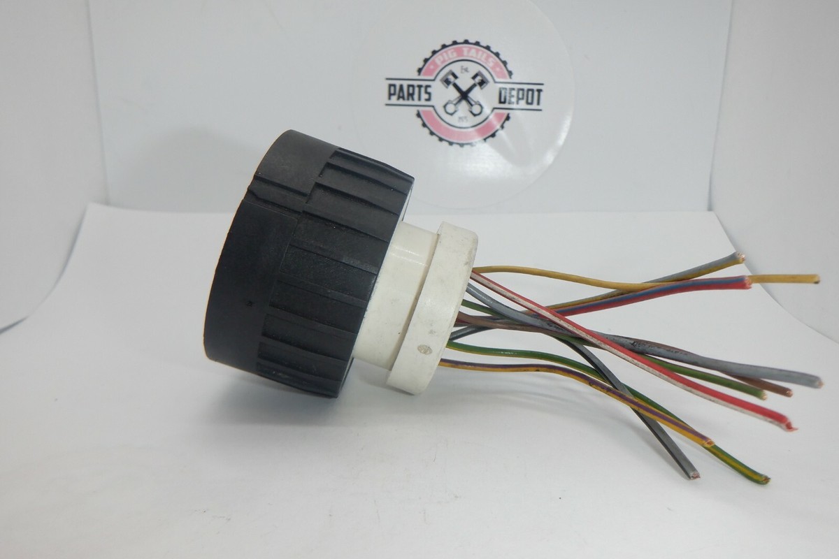 BMW ROUND Wiring Connector Terminal Plug 12 PORT 10 PIN W/ PIGTAIL  
